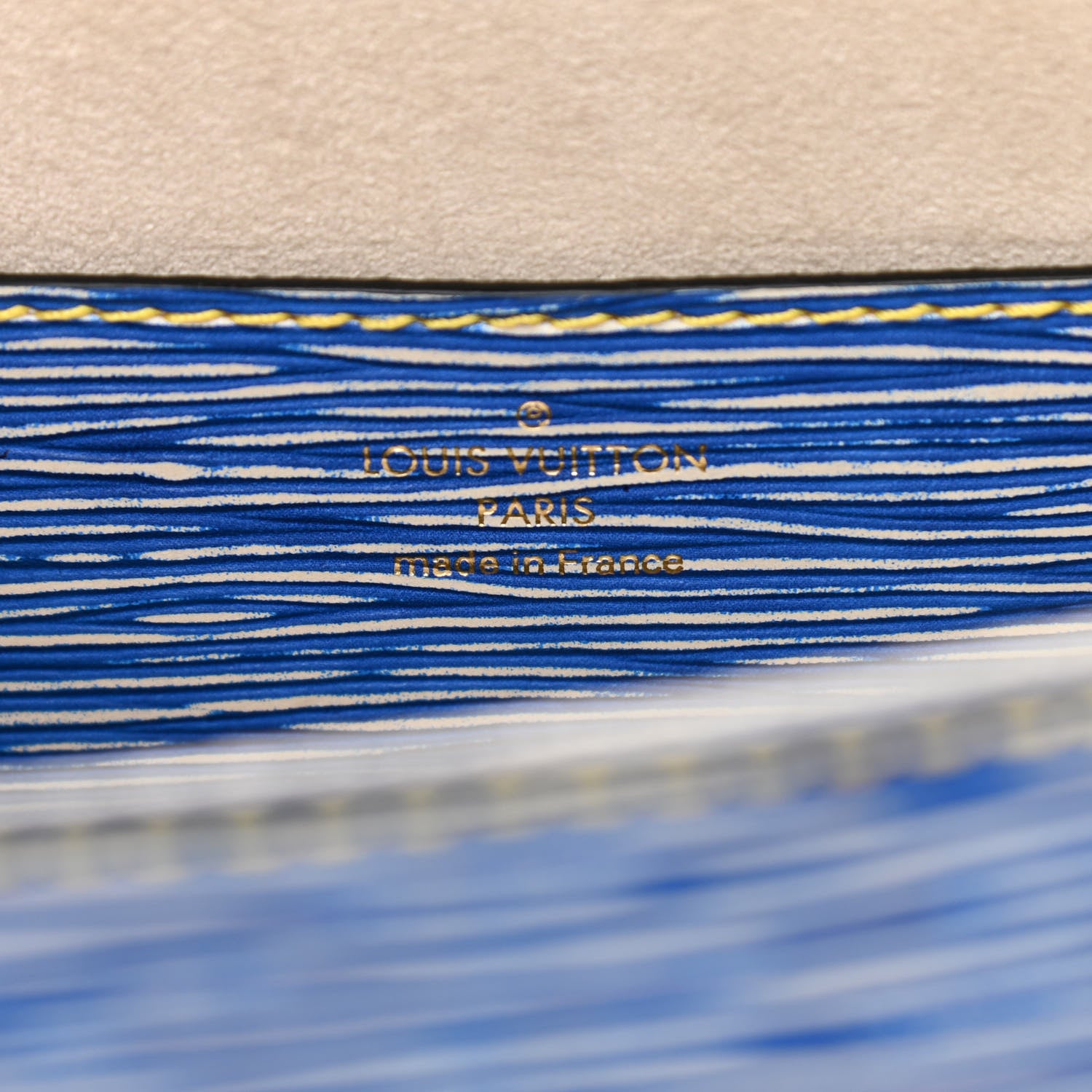 Louis Vuitton Epi Twist Shoulder Bag MM Denim Light 6 of 10