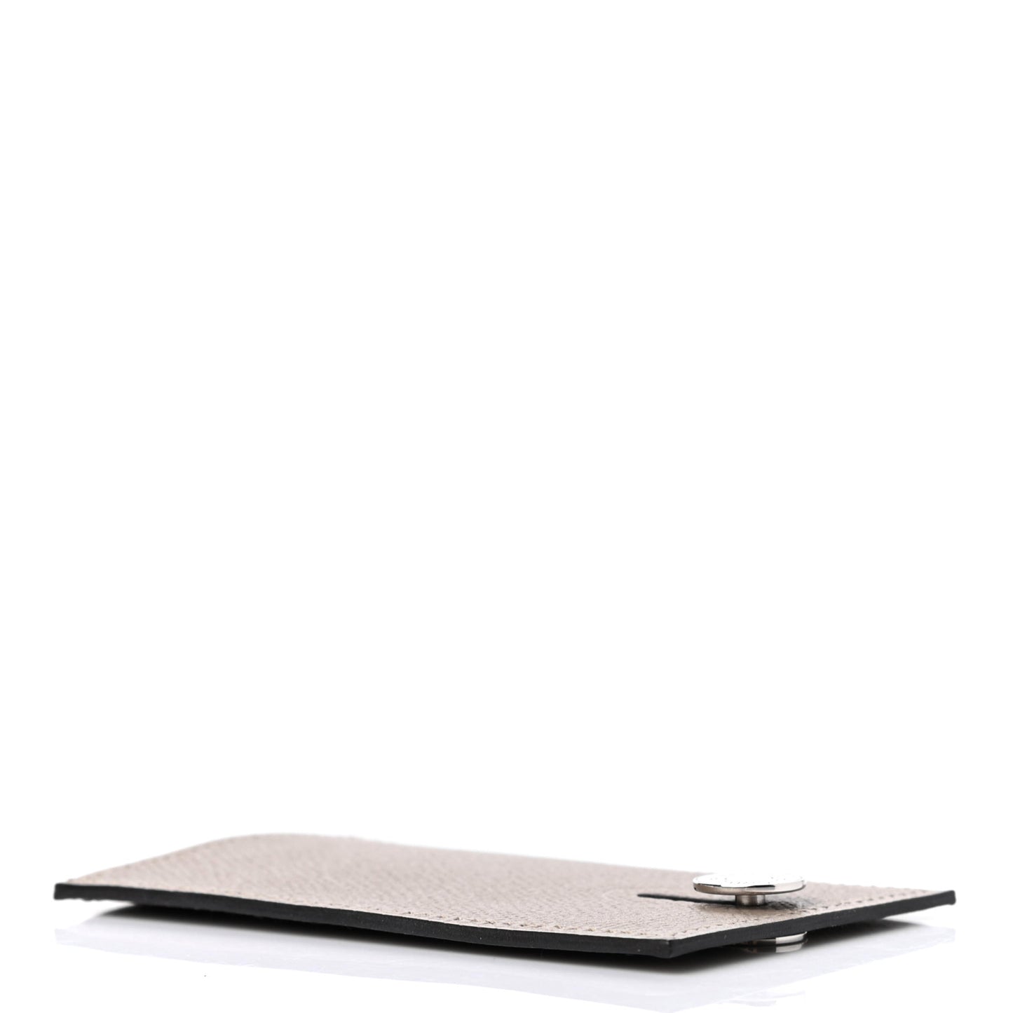 Epsom Diabolo Card Holder Case Gris Asphalt