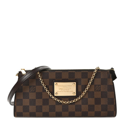 Louis Vuitton Damier Ebene Eva Clutch 1 of 6