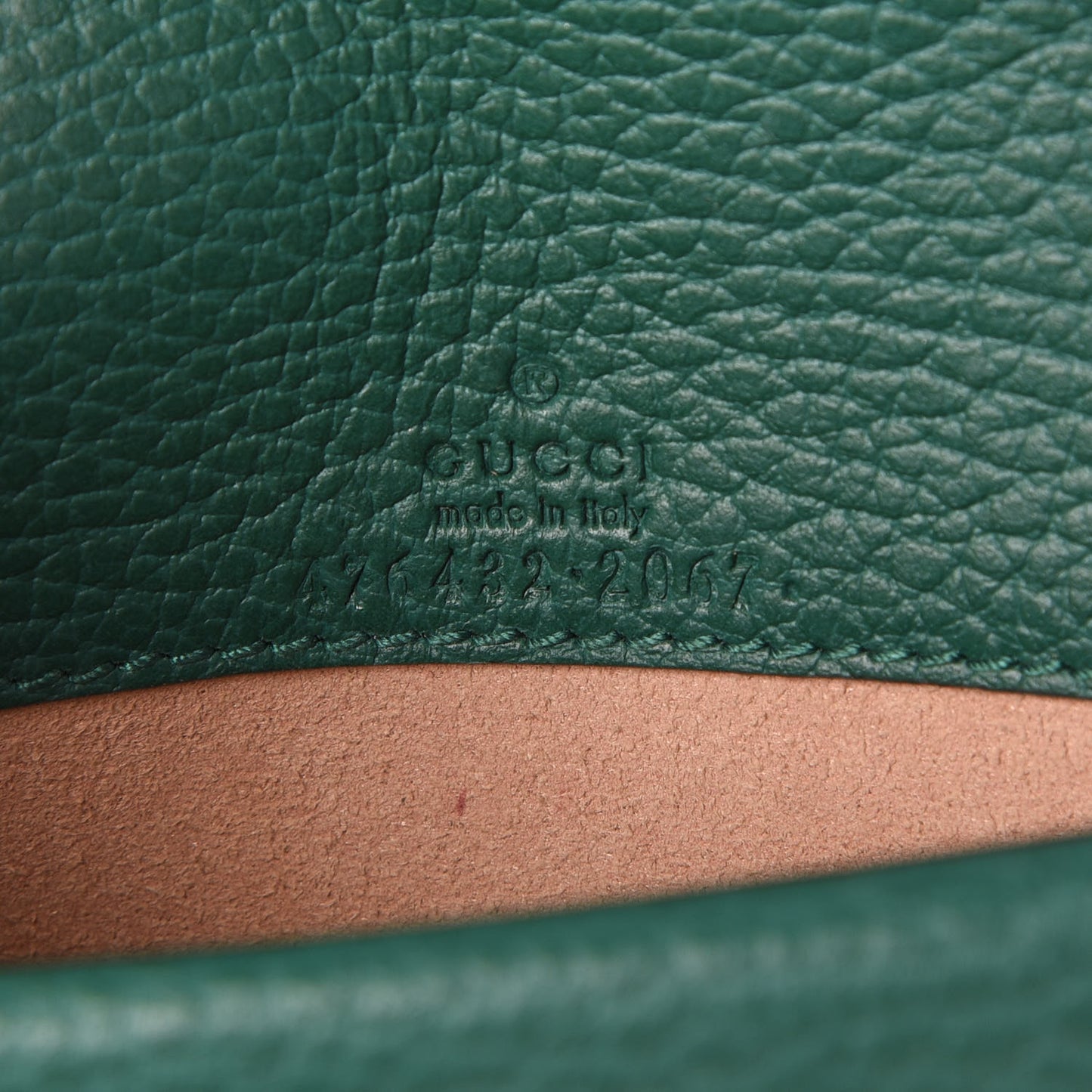 Calfskin Super Mini Dionysus Shoulder Bag Emerald