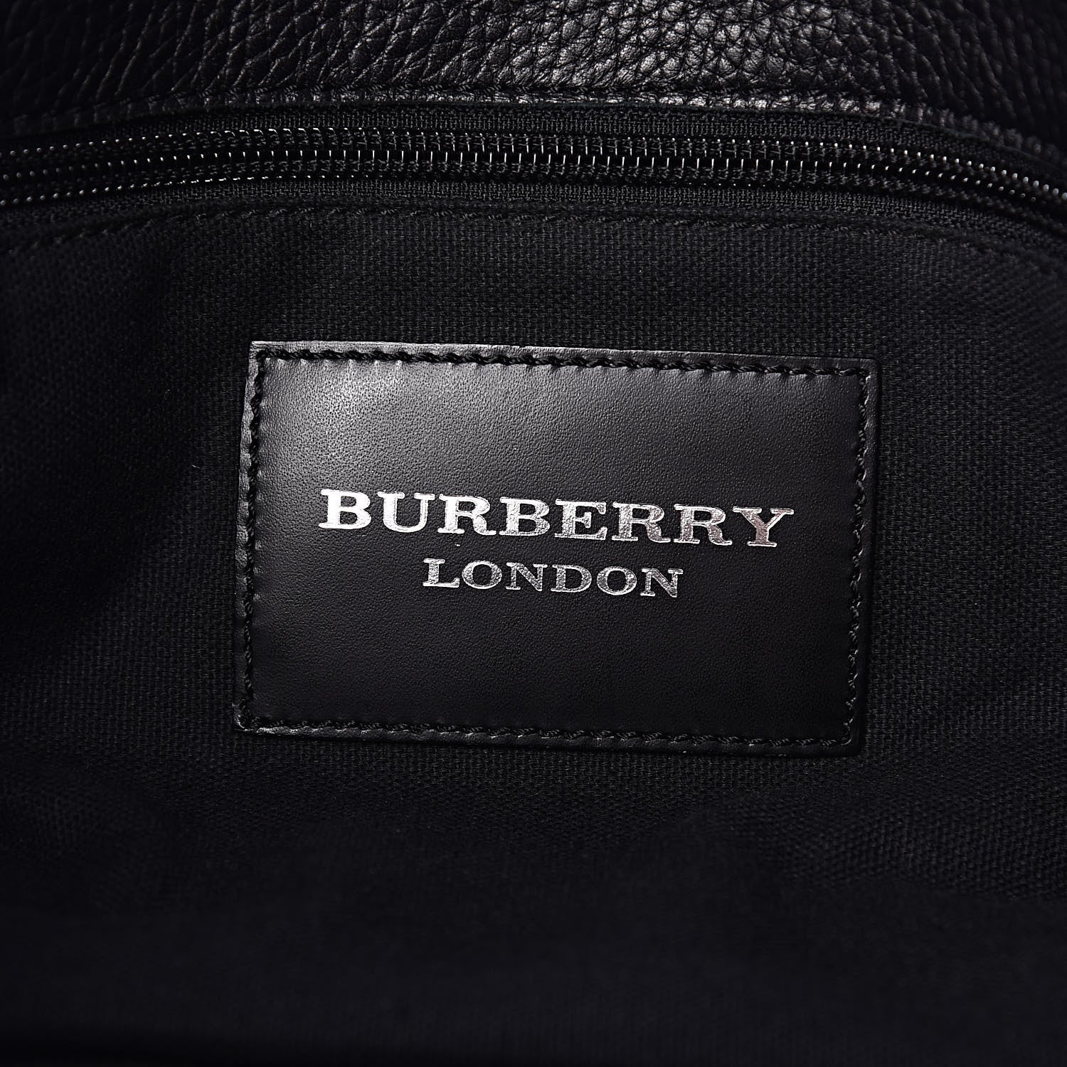 Burberry London Grainy Calfskin Shoulder Bag Black 6 of 13