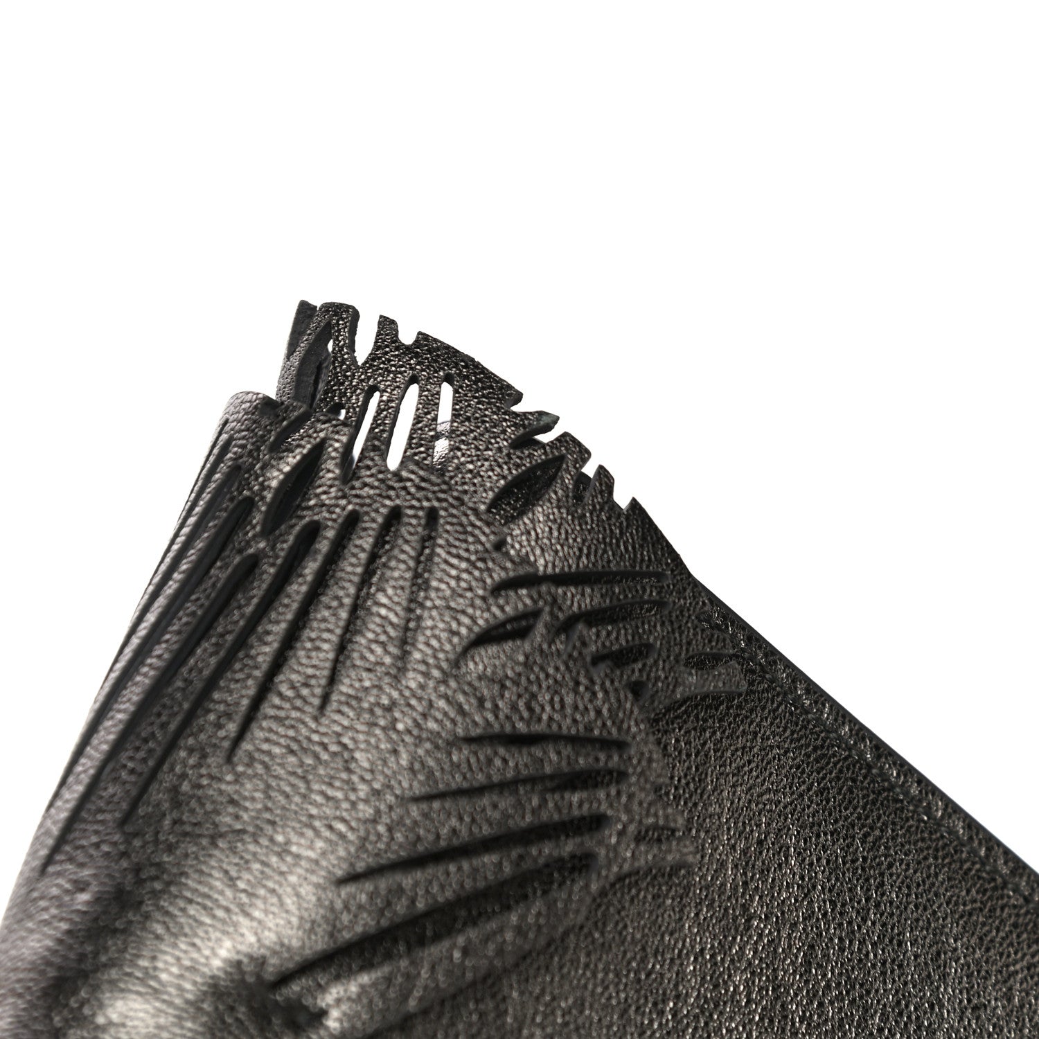 Jimmy Choo Calfskin Laser Cut Ruffled Isabella Clutch Gray 23 of 23