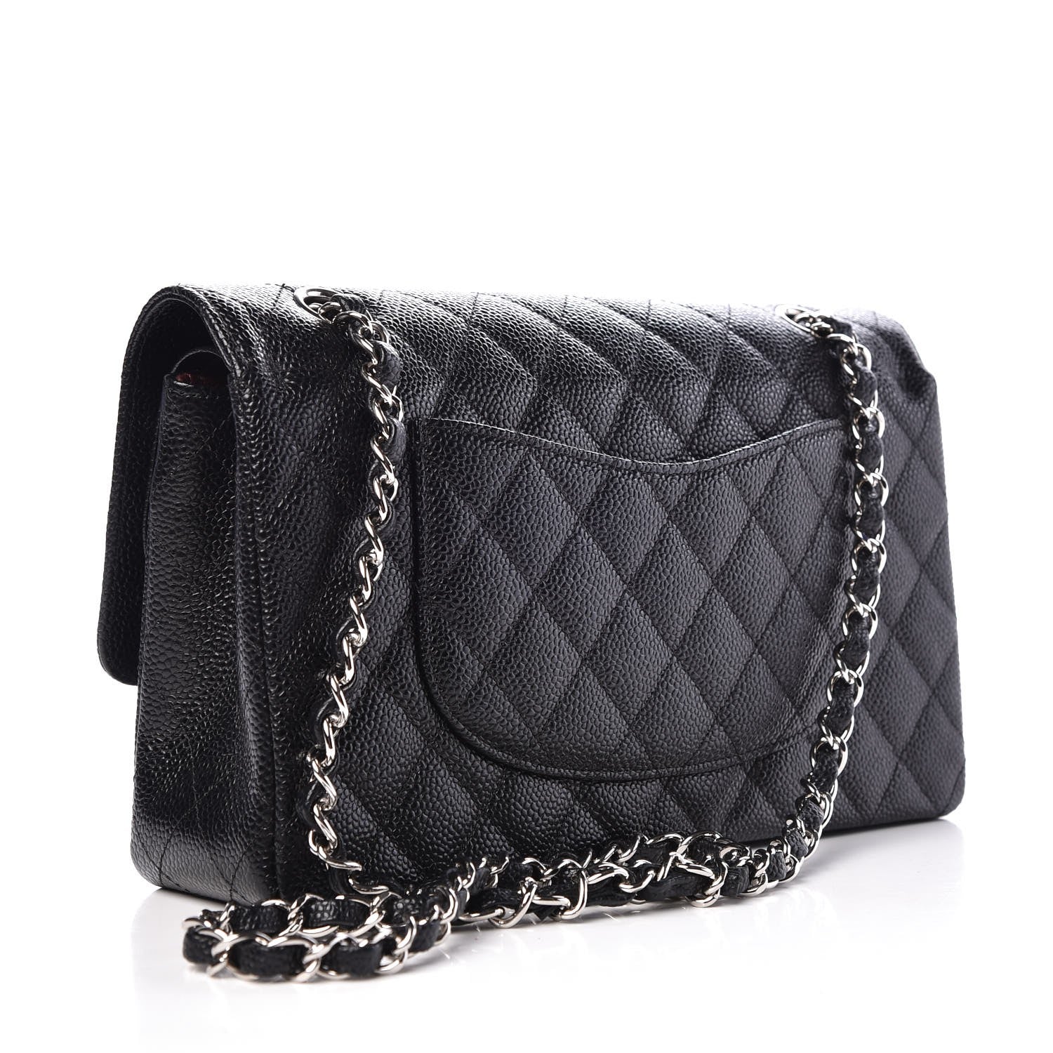 Chanel Caviar Quilted Medium Double Flap Black 4 of 8