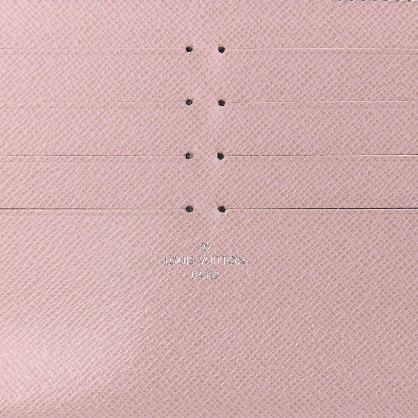 Calfskin Felicie Card Holder Insert Rose Ballerine