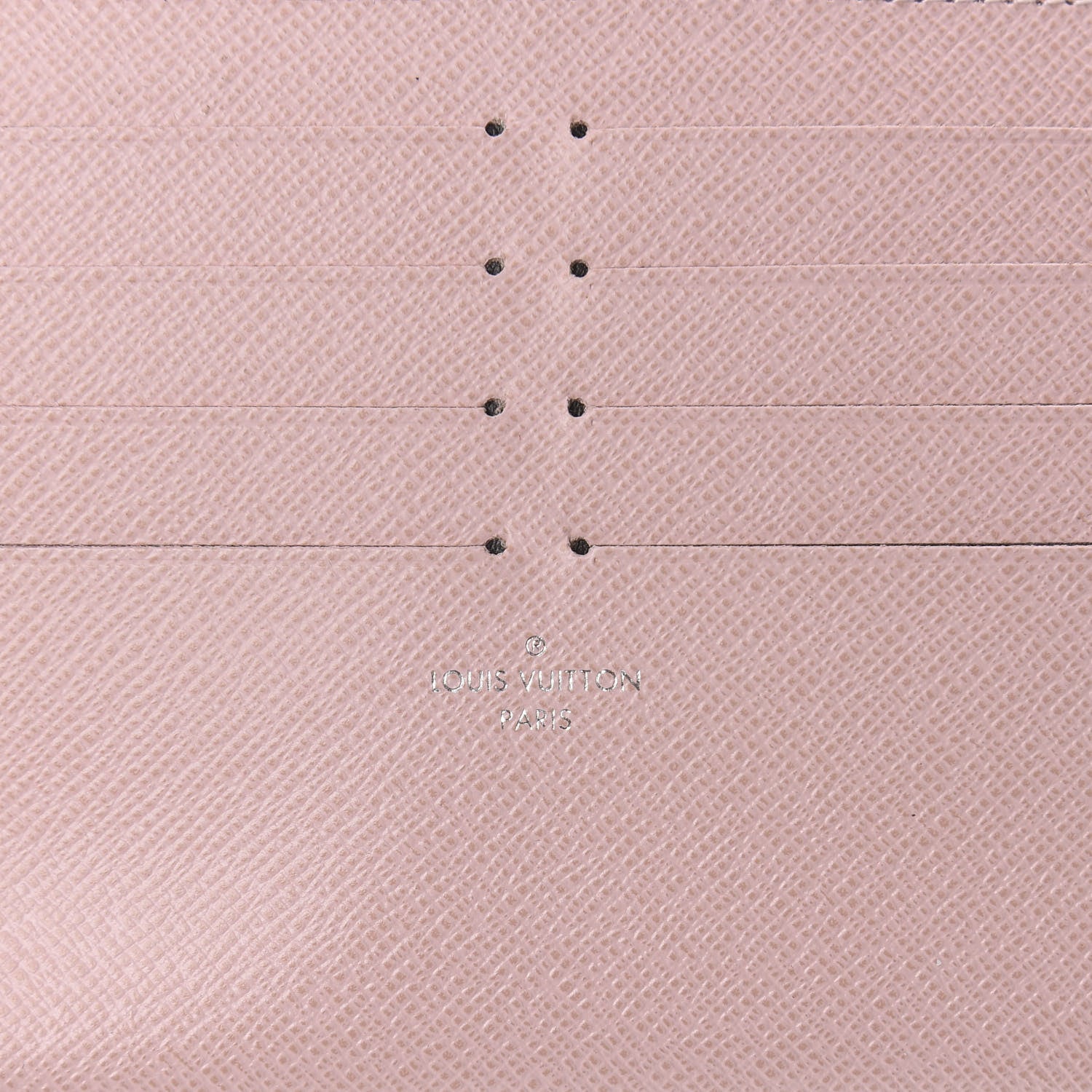 Louis Vuitton Calfskin Felicie Card Holder Insert Rose Ballerine 5 of 5