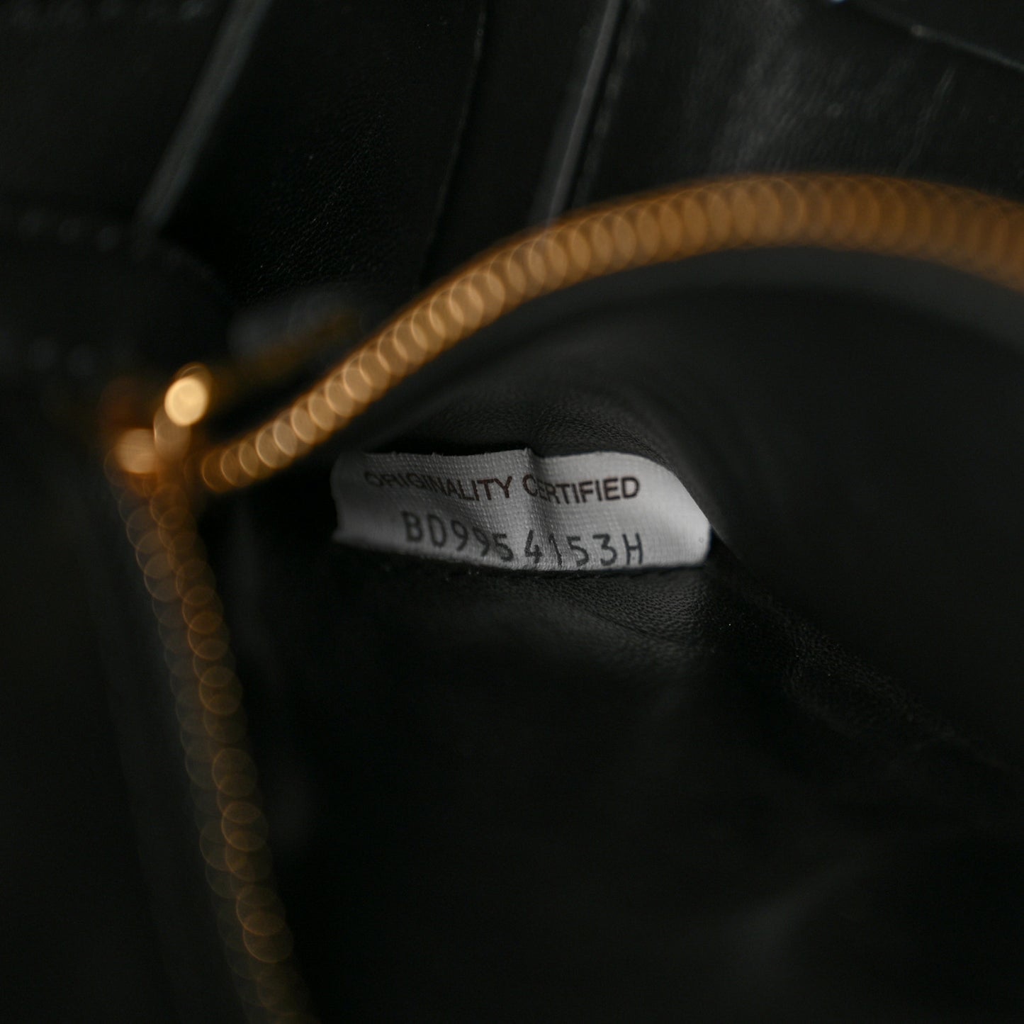 Lambskin Maxi Intrecciato Brick Cassette Bag Black