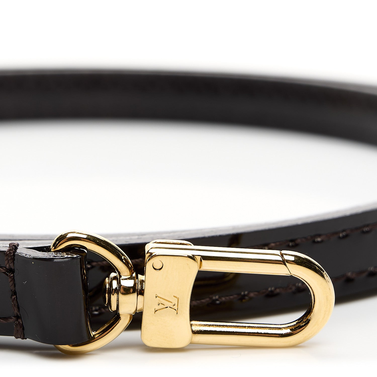 Louis Vuitton Patent 16mm Adjustable Shoulder Strap Amarante 4 of 4