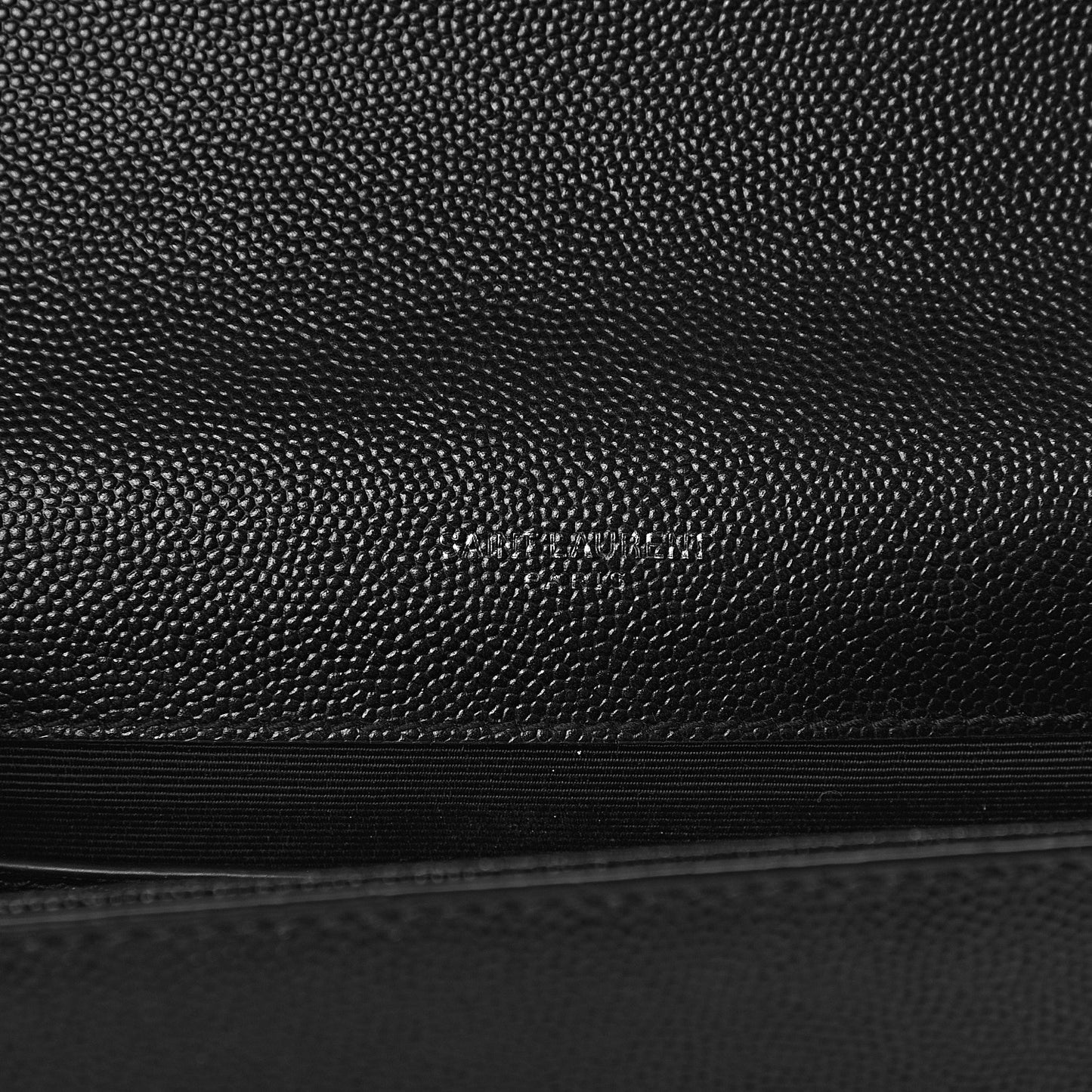 Grain De Poudre Medium Classic Monogram Kate Satchel Black