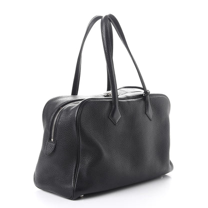 Hermes Taurillon Clemence Victoria II 35 Black 3 of 9