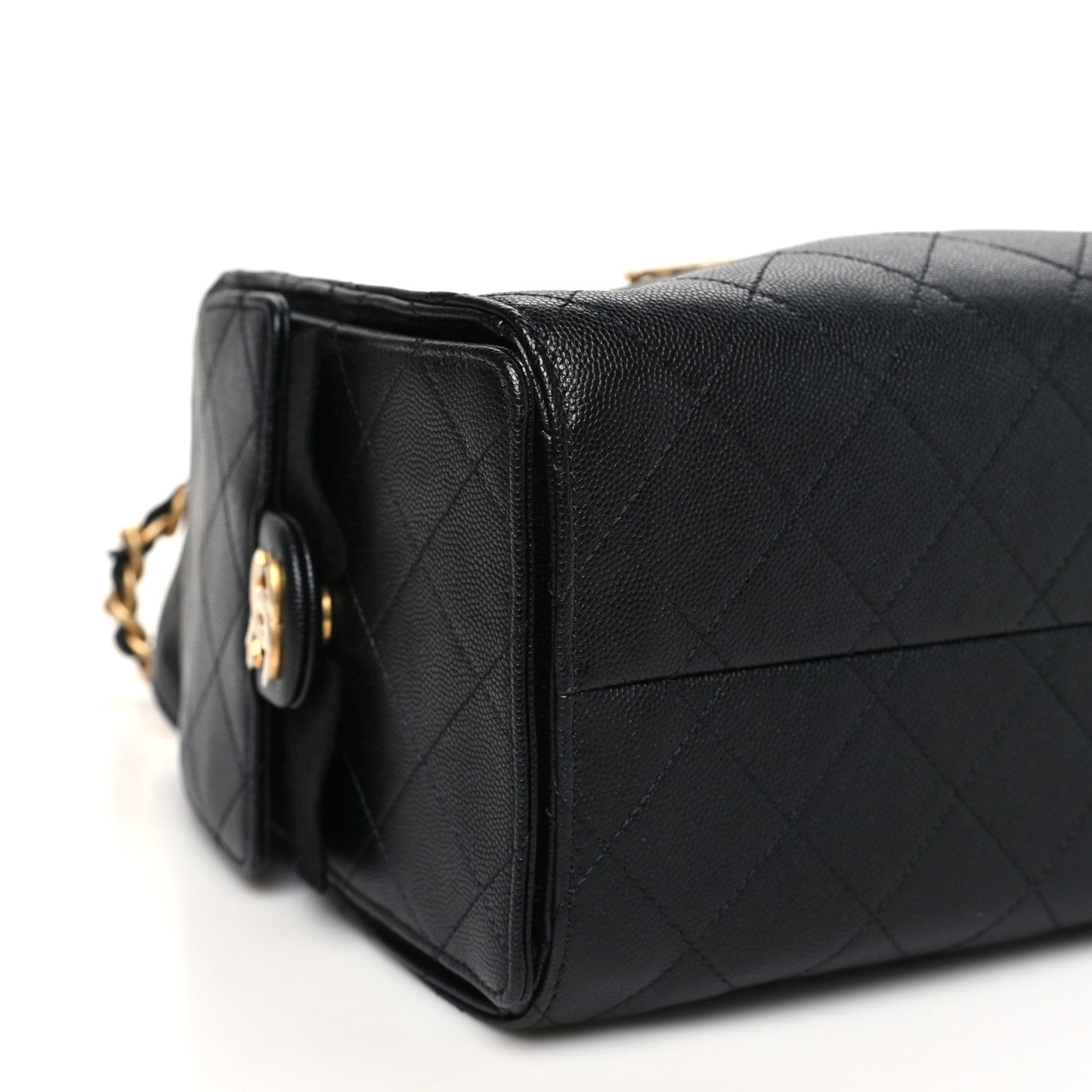 Chanel Caviar Quilted Small Chanel 25 Handbag Black 9 of 11