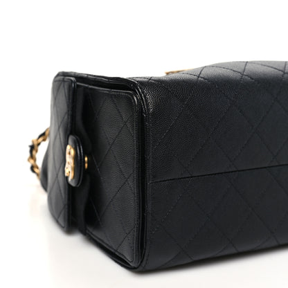 Chanel Caviar Quilted Small Chanel 25 Handbag Black 9 of 11