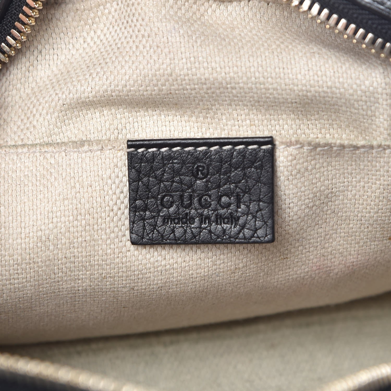 Gucci Pebbled Calfskin Small Soho Disco Bag Black 6 of 9