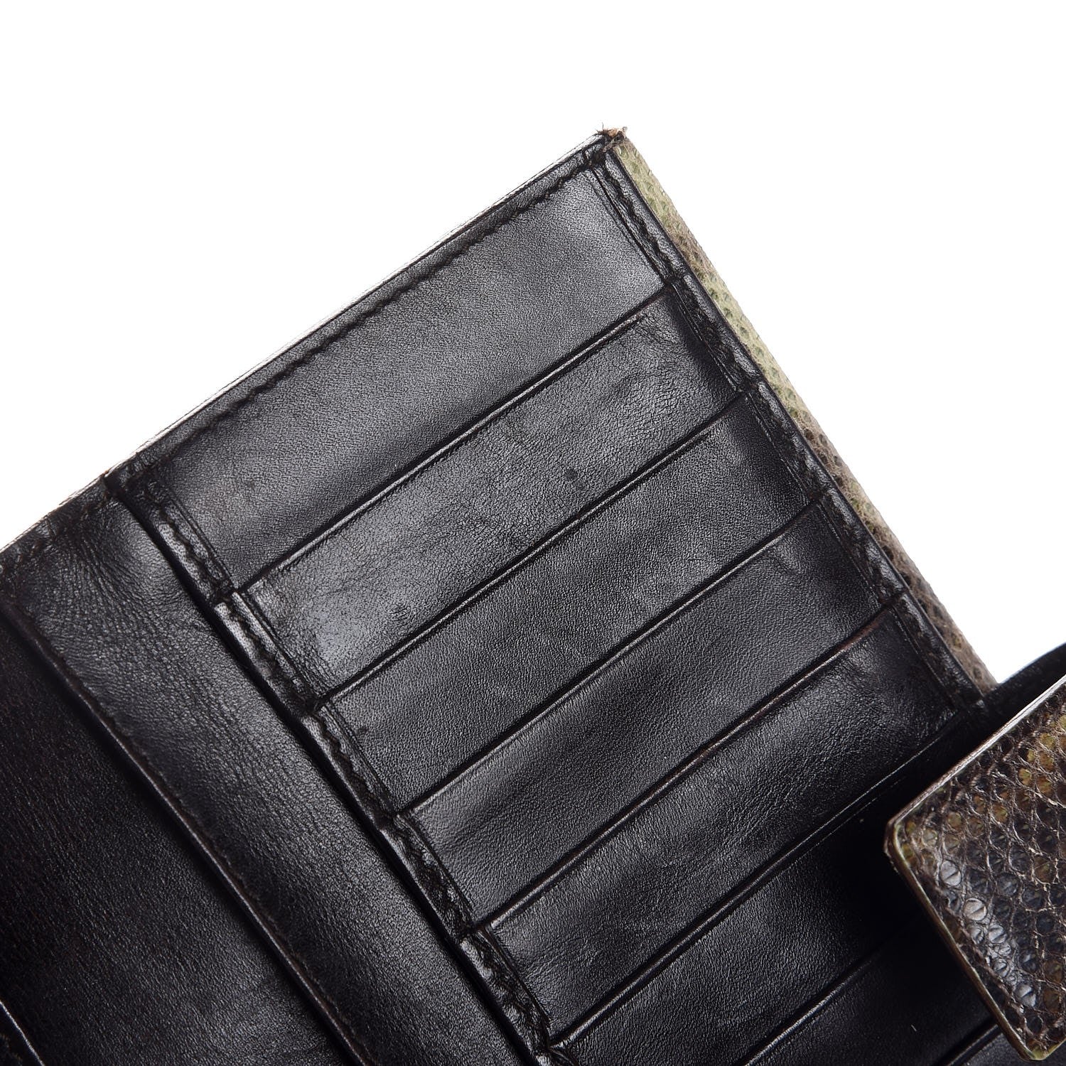 Gucci Python Continental Wallet Brown 9 of 9