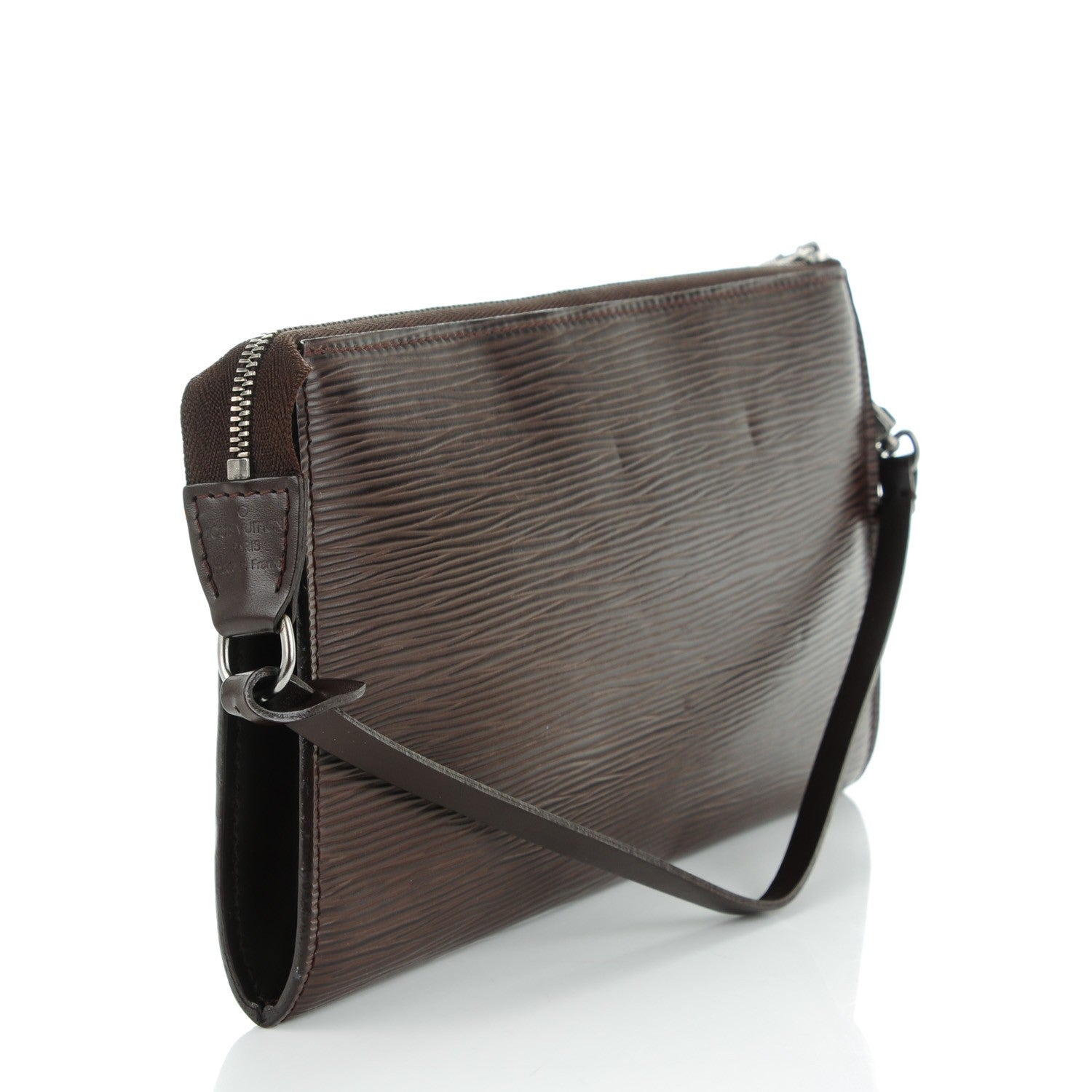 Louis Vuitton Epi Pochette Accessories 24 Moka 3 of 7