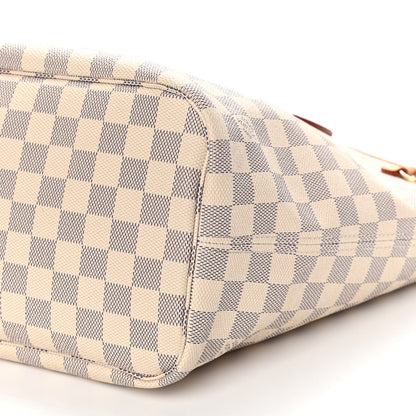 Louis Vuitton Damier Azur Neo Neverfull MM Rose Ballerine 10 of 12