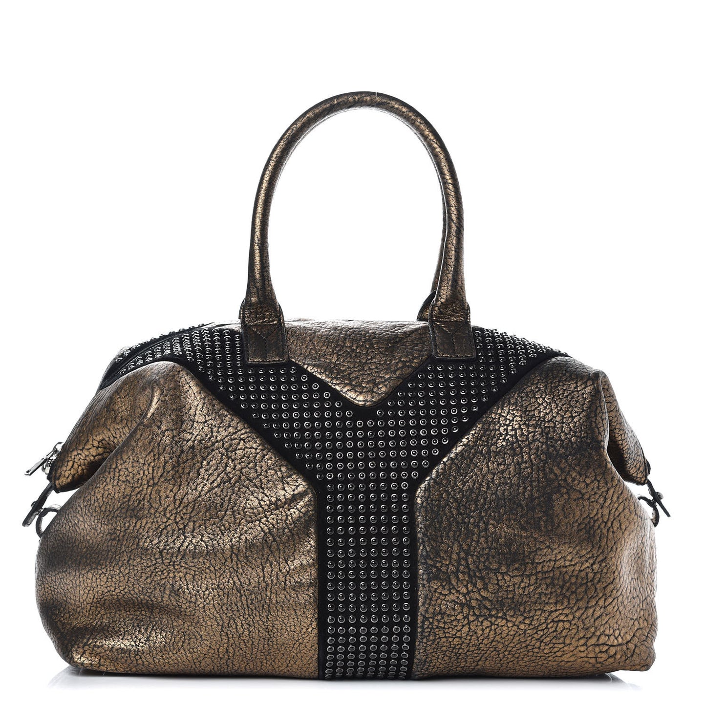 Chevre Large Rock Stud Easy Y Gold