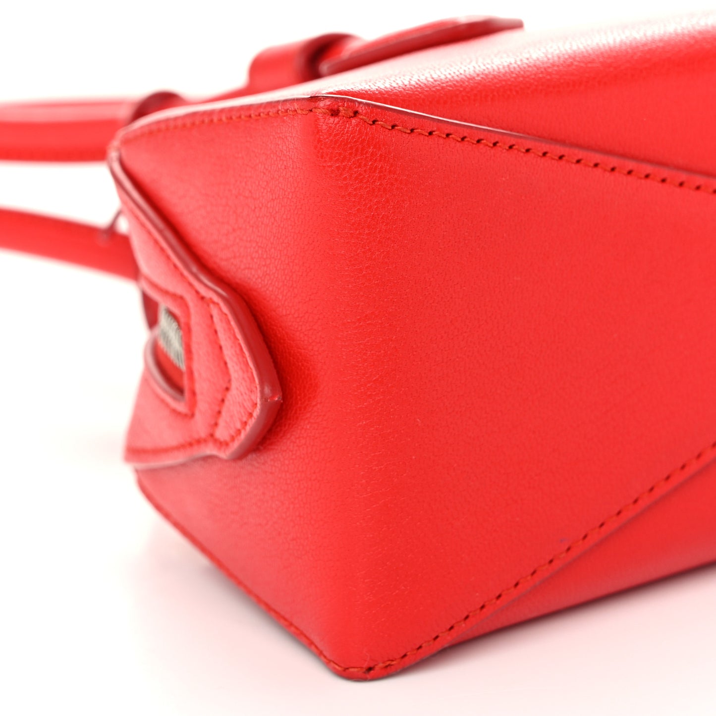 Goatskin Small Le Teckel Bag Rouge