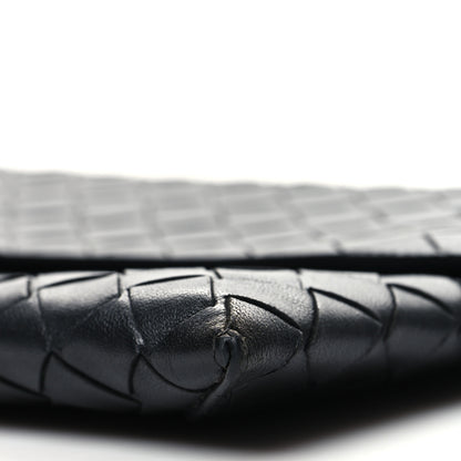 Bottega Veneta Nappa Intrecciato Flap Pouch Black 9 of 11