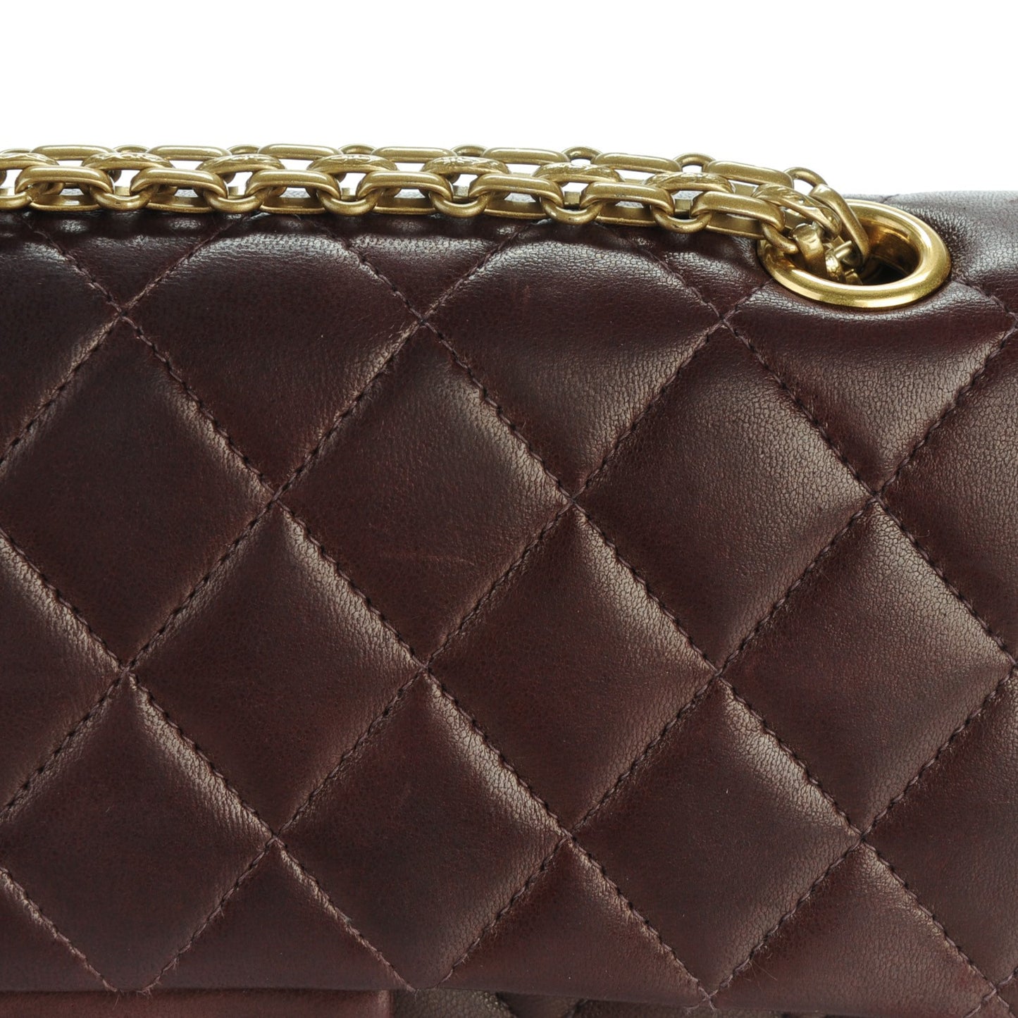 Lambskin Quilted Small 2.55 Reissue Flap Burgundy