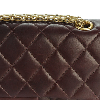 Chanel Lambskin Quilted Small 2.55 Reissue Flap Burgundy 8 of 8