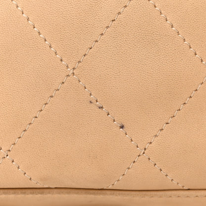 Chanel Lambskin Stitched Medium Ultimate Soft Tote Beige 18 of 21