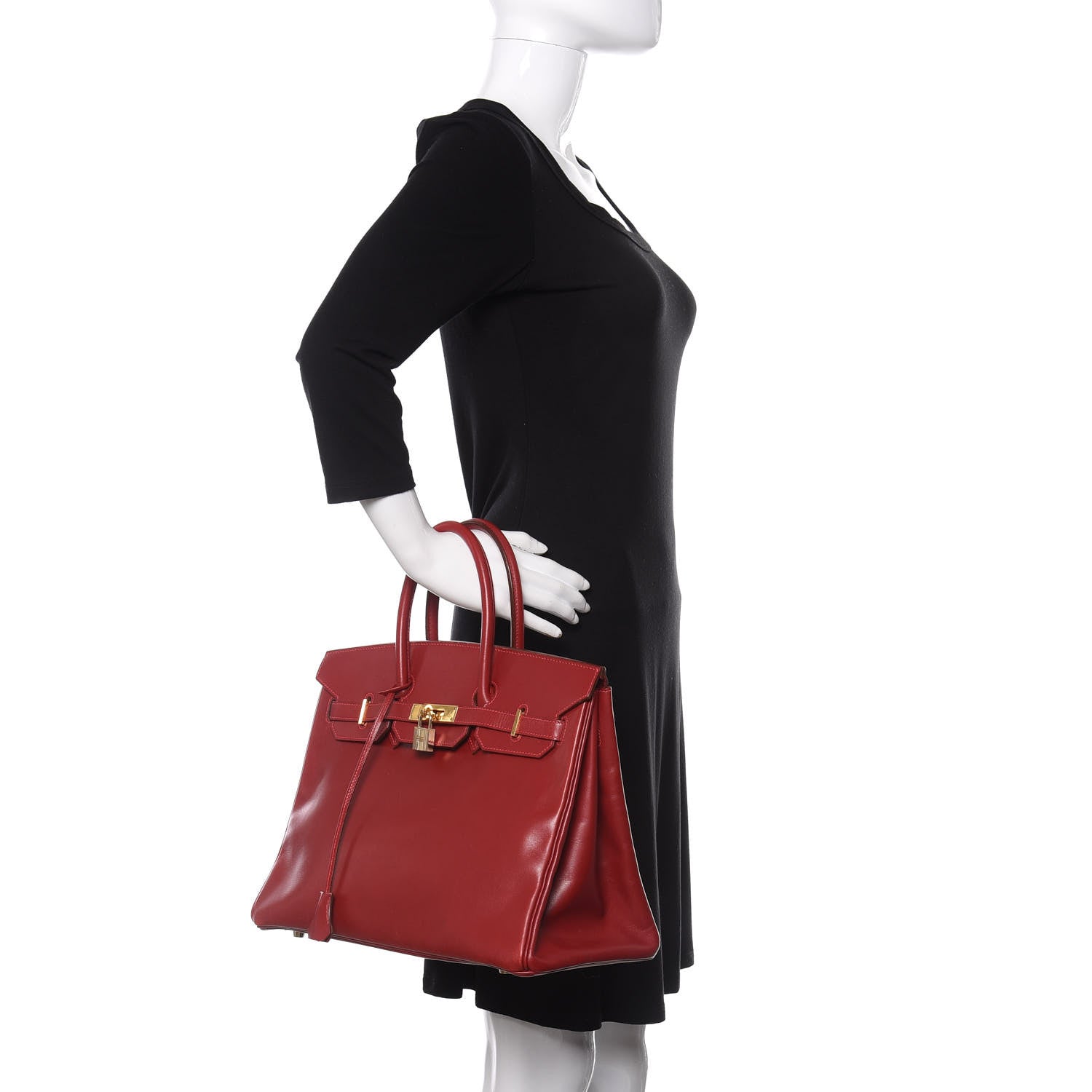 Hermes Box Birkin 35 Rouge Vif 2 of 9