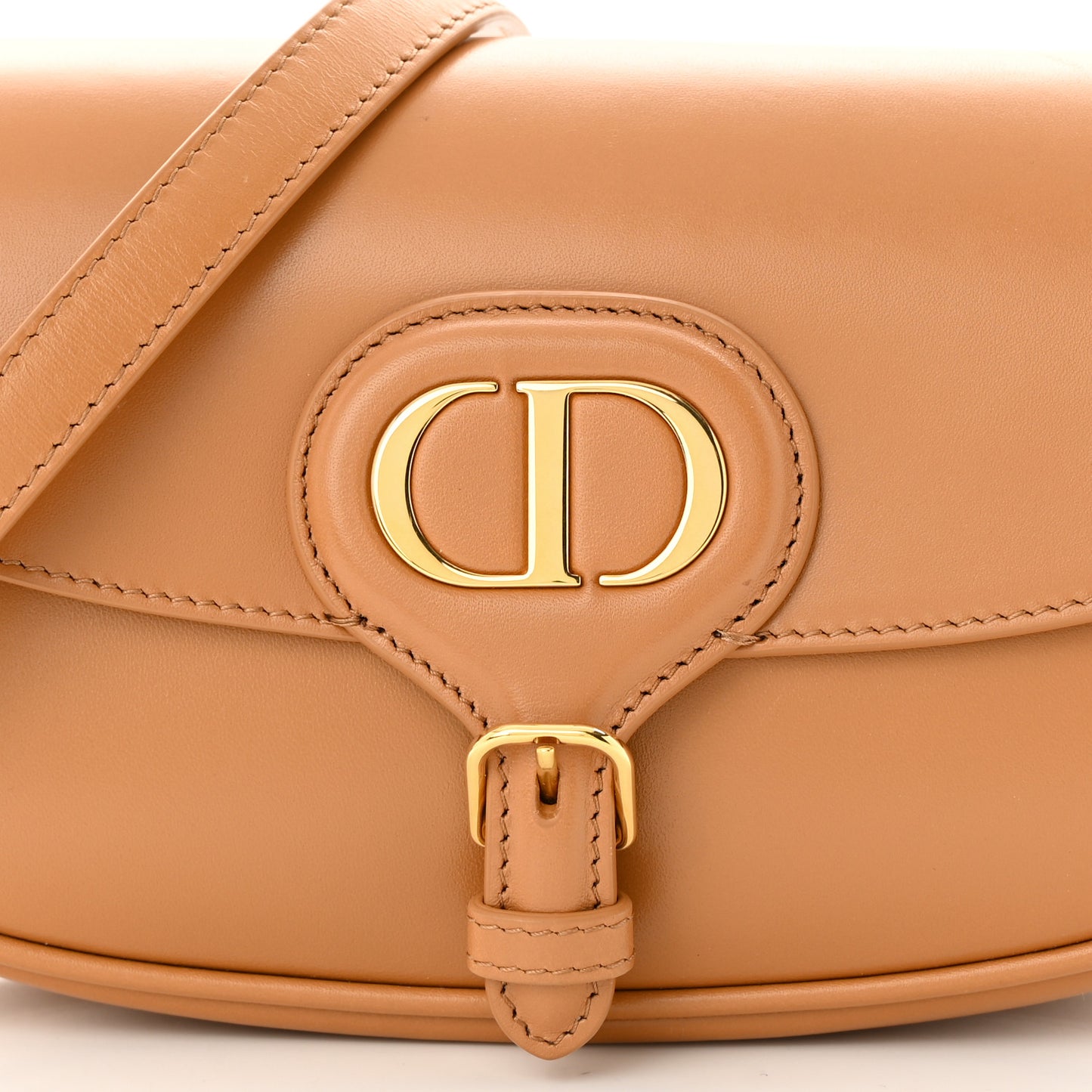 Box Calfskin East West Bobby Bag Amber