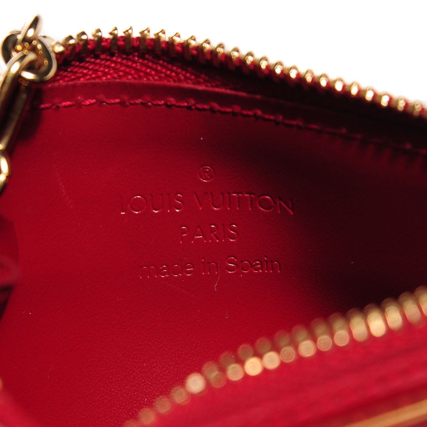 Louis Vuitton Vernis Key Pouch Pomme D'Amour 7 of 8