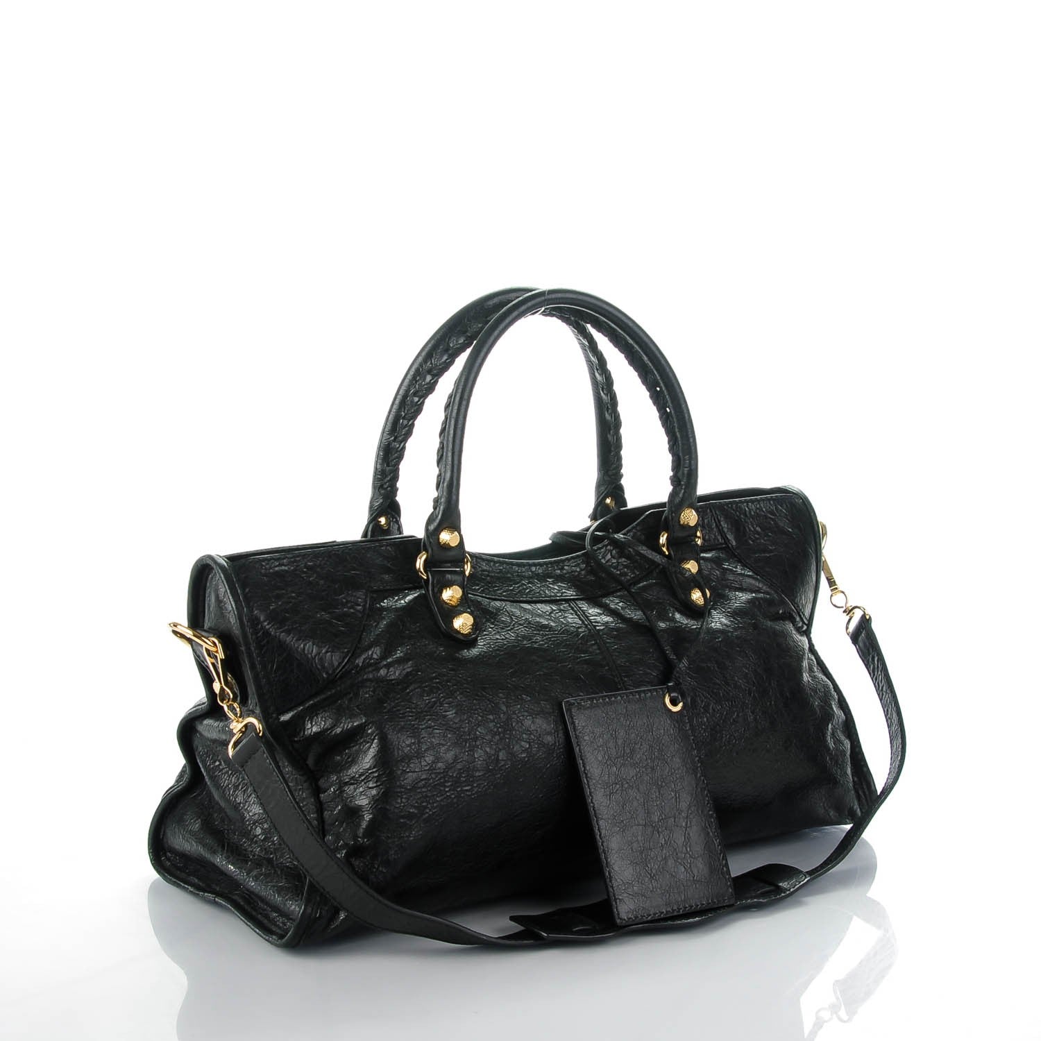 Balenciaga Agneau Giant 12 Gold Hardware Part Time Black 3 of 6