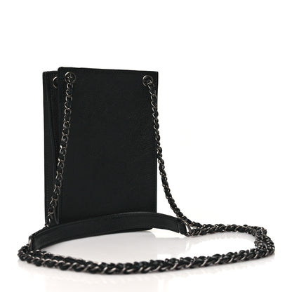 Chanel Calfskin CC Phone Holder Crossbody Black 3 of 11