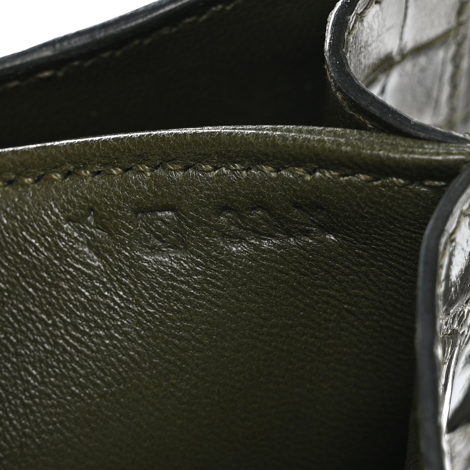 Hermes Shiny Niloticus Crocodile Constance 18 Vert Veronese 8 of 13