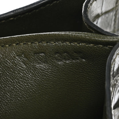 Hermes Shiny Niloticus Crocodile Constance 18 Vert Veronese 8 of 13