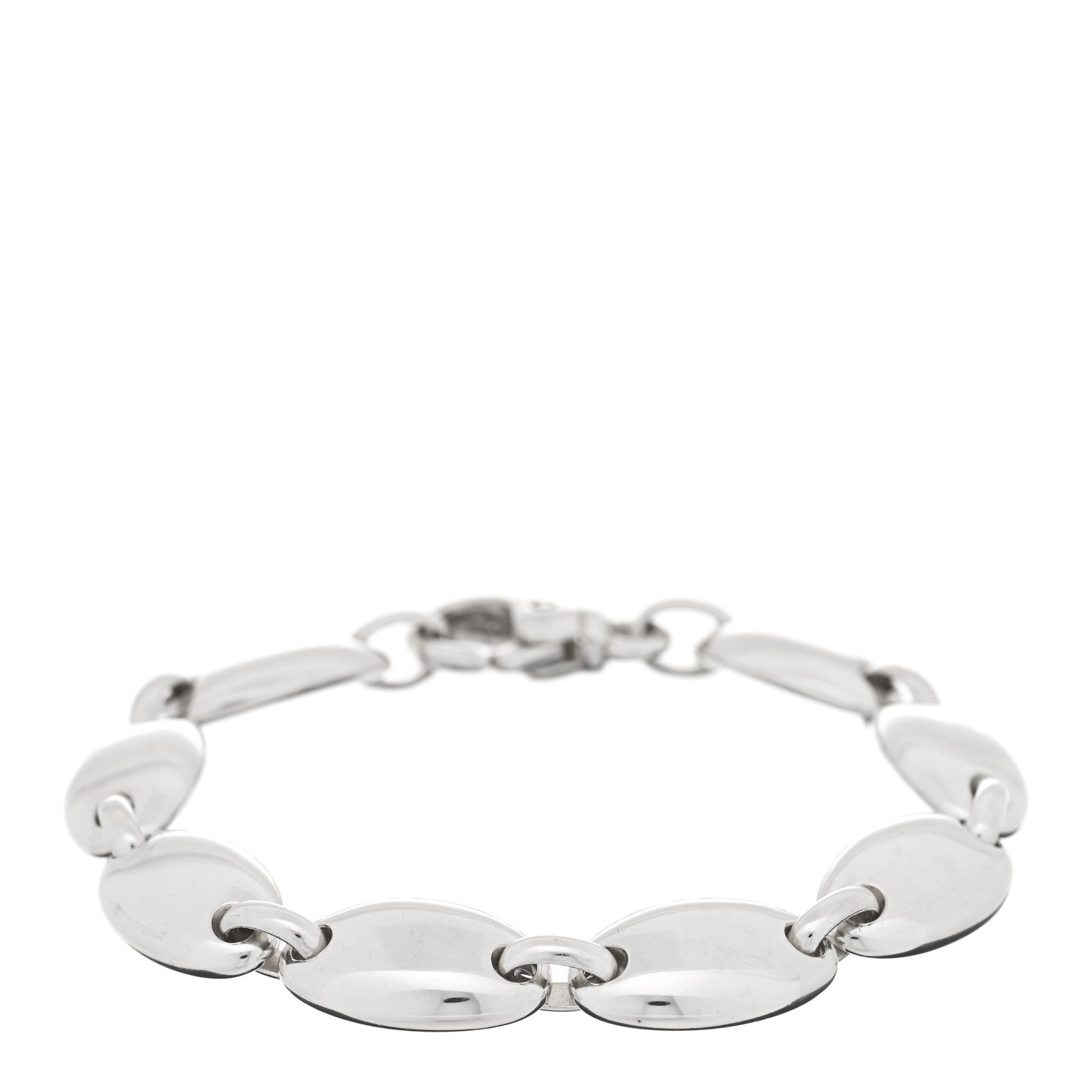 Tiffany Sterling Silver Pebble Link Bracelet 1 of 4
