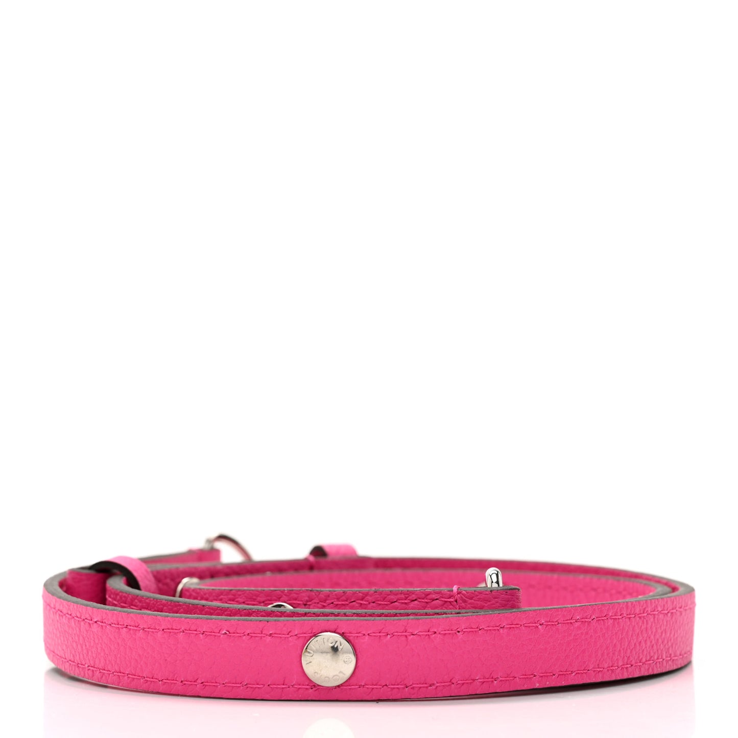 Calfskin Adjustable Keepall Bandouliere Shoulder Strap Rose Miami