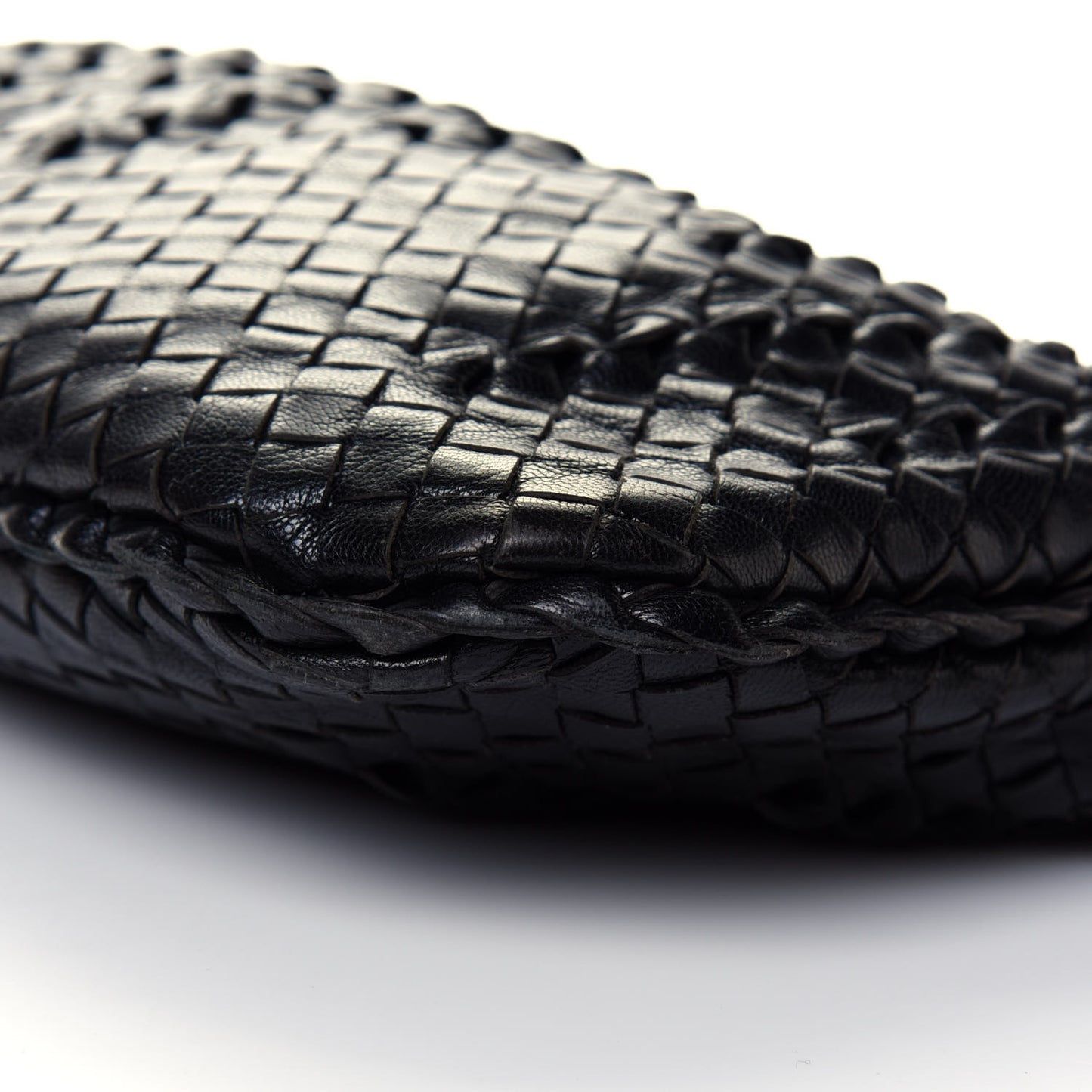 Nappa Intrecciato Medium Veneta Hobo Black