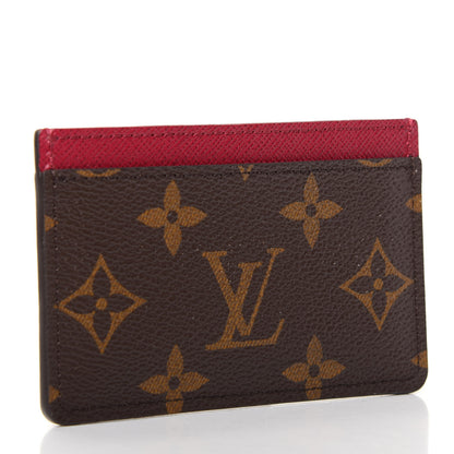 Louis Vuitton Monogram Card Holder Fuchsia 3 of 6