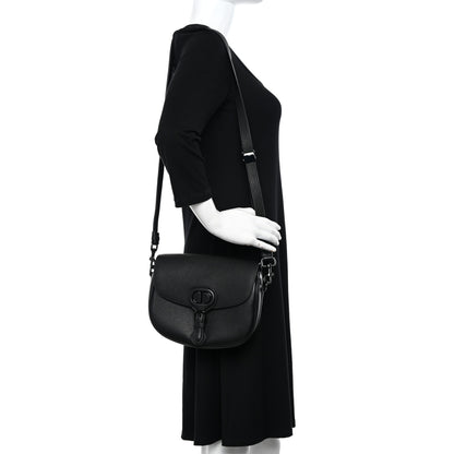 Christian Dior Grained Calfskin Medium Bobby Flap Black 2 of 12