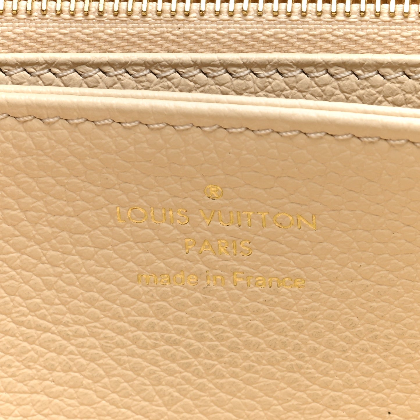 Empreinte Monogram Giant Zippy Wallet Creme Bois De Rose