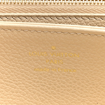 Louis Vuitton Empreinte Monogram Giant Zippy Wallet Creme Bois De Rose 6 of 9