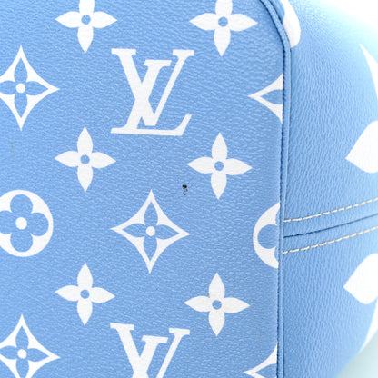Louis Vuitton Monogram Giant By The Pool Neverfull MM Blue 11 of 12