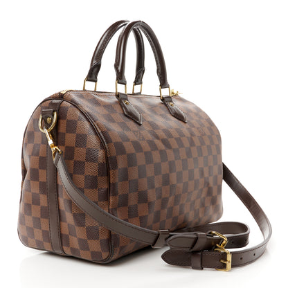 Louis Vuitton Damier Ebene Speedy Bandouliere 30 3 of 15