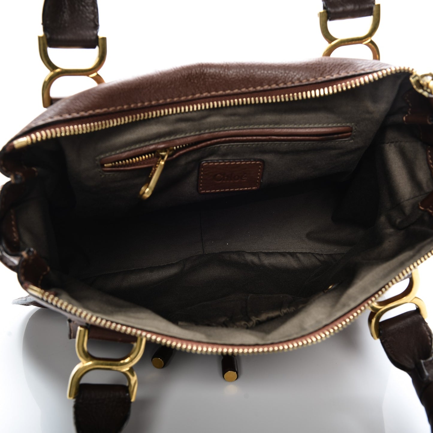 Calfskin Medium Marcie Satchel Ebony