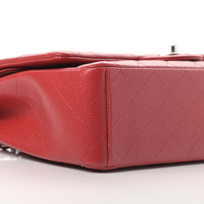 Chanel Caviar Quilted Maxi Double Flap Red 9 of 13