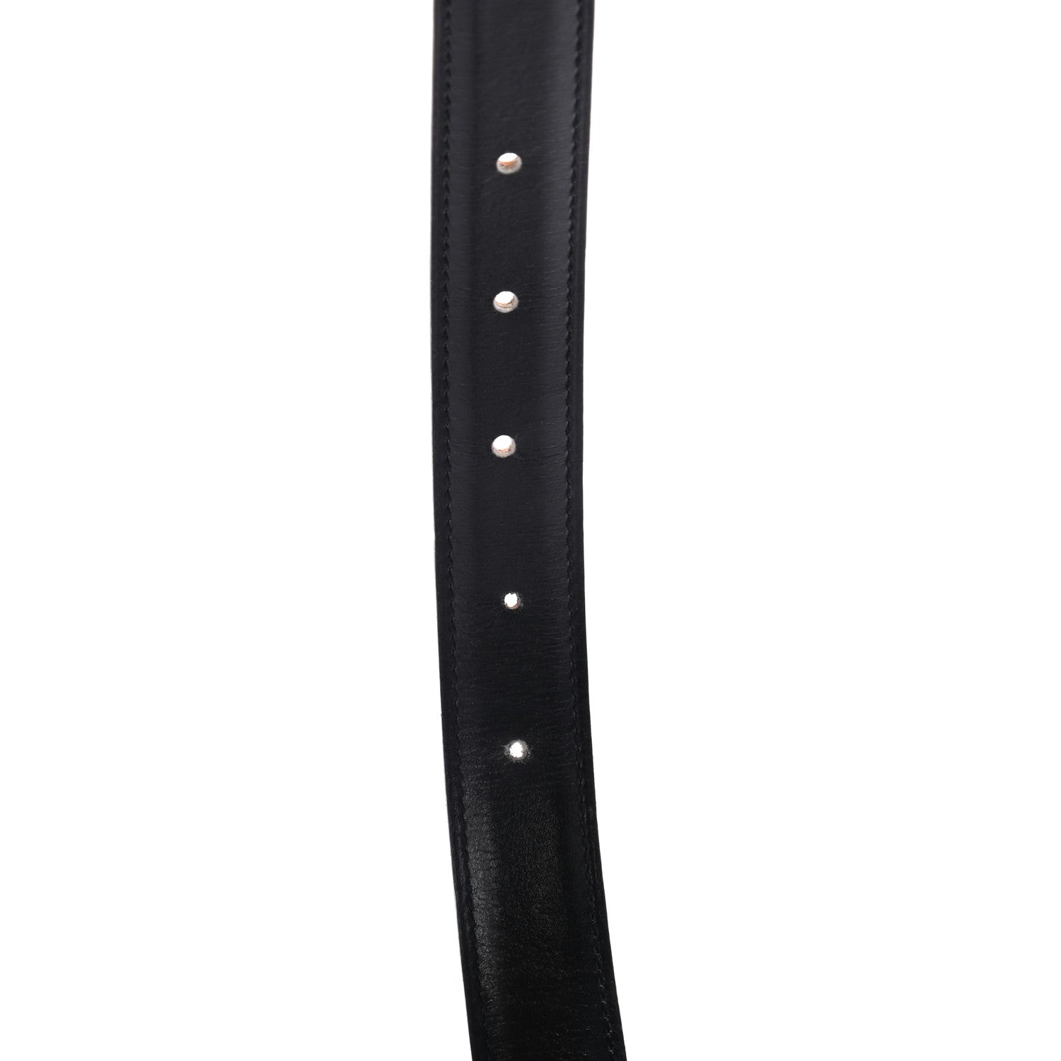 Hermes Box Courchevel 24mm Constance H Belt 75 Gold Black 6 of 10