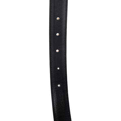 Hermes Box Courchevel 24mm Constance H Belt 75 Gold Black 6 of 10