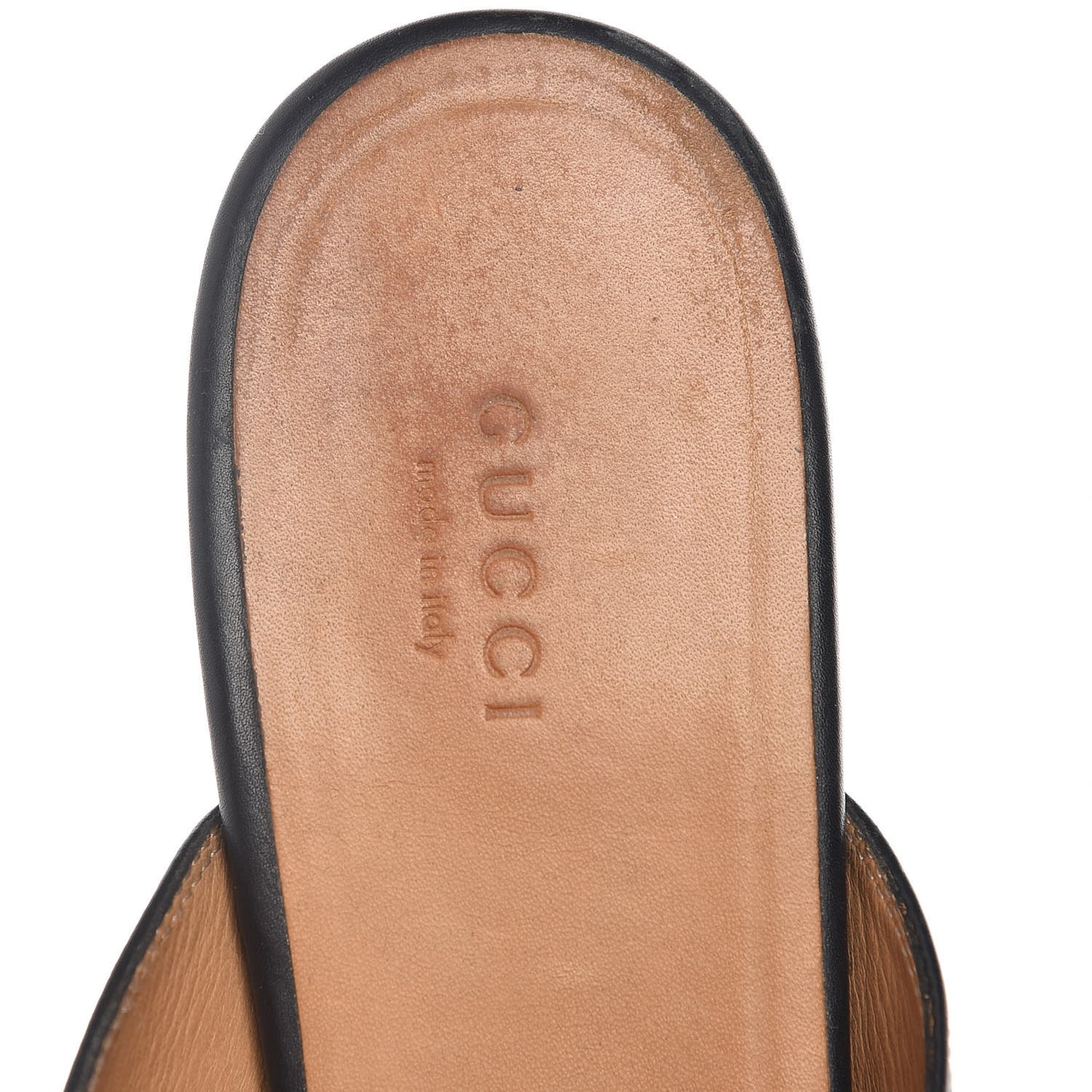 Calfskin Womens Princetown Slippers 39.5 Black