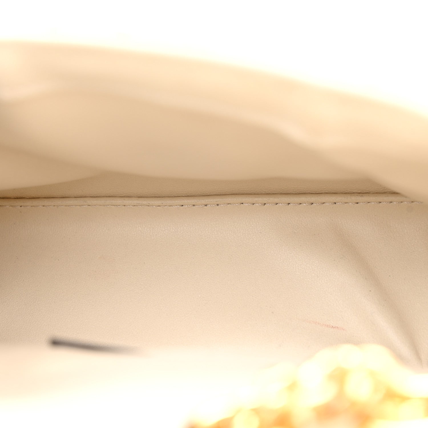 Gucci Calfskin Quilted Mini Deco Shoulder Bag Mystic White 5 of 13
