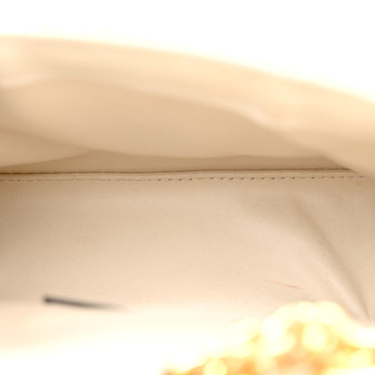 Gucci Calfskin Quilted Mini Deco Shoulder Bag Mystic White 5 of 13