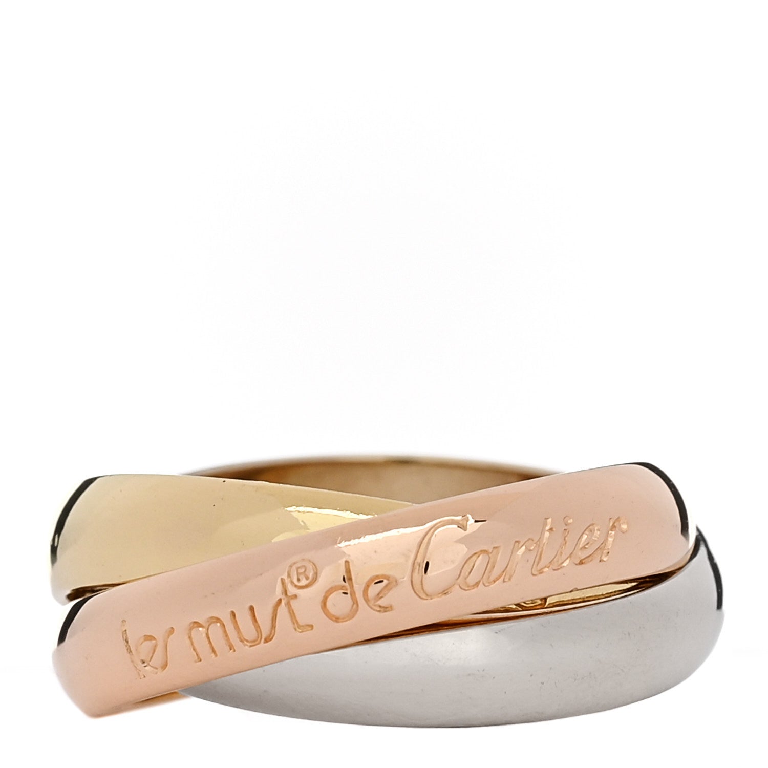 Cartier 18K Pink Yellow White Gold Classic Les Must De Cartier