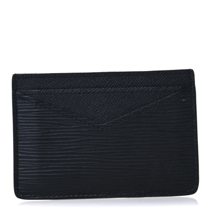 Louis Vuitton Epi Neo Porte-Cartes Card Holder Black 1 of 6